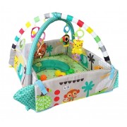Ігровий килимок LEAN Toys 5в1 з кульками у подарунок / Килимок для розвитку X-647