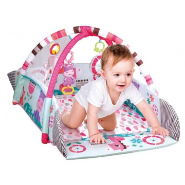 Ігровий килимок LEAN Toys 5в1 з кульками у подарунок / Килимок для розвитку X-647