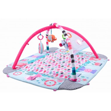 Ігровий килимок LEAN Toys 5в1 з кульками у подарунок / Килимок для розвитку X-647