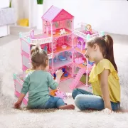 Игровой набор / Кукольный домик с мебелью и куклами Princess Home