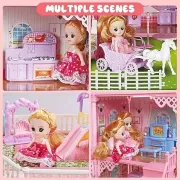 Игровой набор / Кукольный домик с мебелью и куклами Princess Home