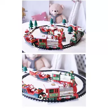 Игровой рождественский поезд от батареек, Christmas Classic / Набор праздничный экспресс