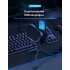 Игровой микрофон для ПК и приставки с RGB подстветкой / Микрофон конденсаторный с поп-фильтром на подставке для блоггеров Игровой микрофон для ПК и приставки с RGB подстветкой / Микрофон конденсаторный с поп-фильтром на подставке для блоггеров