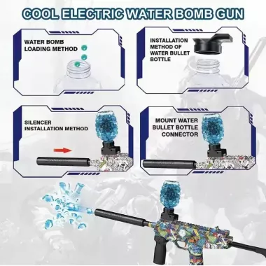 Игрушечные бластеры с шариками 25 м Оружие на гелевых пульках OldBro Пистолет-бластер для детей Игрушечные бластеры с шариками 25 м Оружие на гелевых пульках OldBro Пистолет-бластер для детей