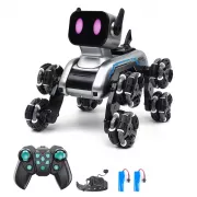 Игрушка-робот для детей, 2,4 ГГц пульт дистанционного управления, датчик жестов, трюковая автомобильная игрушка со светодиодной подсветкой