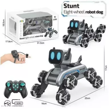 Игрушка-робот для детей, 2,4 ГГц пульт дистанционного управления, датчик жестов, трюковая автомобильная игрушка со светодиодной подсветкой Игрушка-робот для детей, 2,4 ГГц пульт дистанционного управления, датчик жестов, трюковая автомобильная игрушка со светодиодной подсветкой