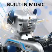 Игрушка-робот для детей, 2,4 ГГц пульт дистанционного управления, датчик жестов, трюковая автомобильная игрушка со светодиодной подсветкой