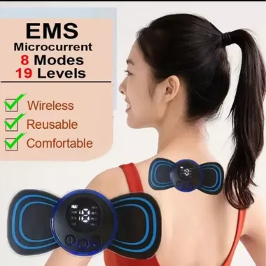 Импульсный массажер миостимулятор EMS массажер миостимулятор бабочка