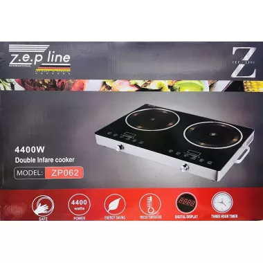 Інфрачервона двоконфоркова електроплита Zepline ZP-062