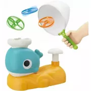 Интерактивная детская игрушка летающая тарелка фрисби Small Whale