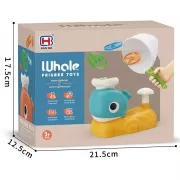 Интерактивная детская игрушка летающая тарелка фрисби Small Whale