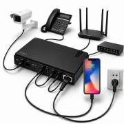 Джерело безперебійного живлення UPS для роутера DC1018P 12000mAh MA440 / Безперебійник ДБЖ для роутера