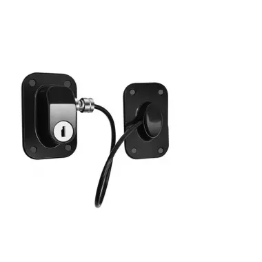 Замок безпеки для дітей та вікон Чорний Замок безпеки для дітей та вікон Чорний