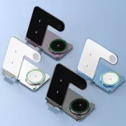 Зарядная станция 3 в 1, подставка для быстрого беспроводного зарядного устройства