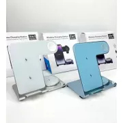 Зарядная станция 3 в 1, подставка для быстрого беспроводного зарядного устройства