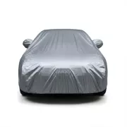 Защитный чехол-тент для авто от снега, дождя, солнца XXL - 580x175x120 см, однослойная защитная накидка на машину, автомобильный тент