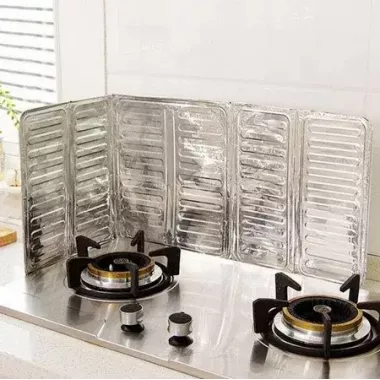 Защитный экран от брызг жира 84*32,5см для плиты на кухню