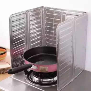 Защитный экран от брызг жира 84*32,5см для плиты на кухню