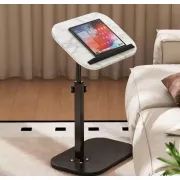 Журнальный столик с регулировкой высоты и оборотом 360° с наклоном Мрамор