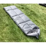 Зимний спальный мешок одеяло с капюшоном 2,1*0,75 см 400г/м.кв