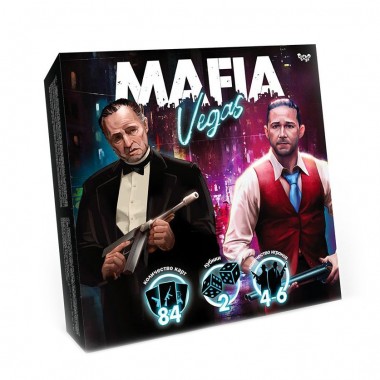 Настольная игра MAFIA. Vegas MAF-02-01U укр