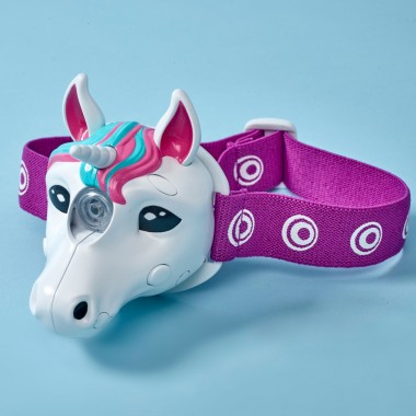Дитячий налобний ліхтарик Казковий єдиноріг Brainstorm Toys E2074 зі світлом та звуком