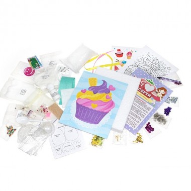 Большой набор для творчества "Я люблю десерты" 10100543, 8 изделий своими руками