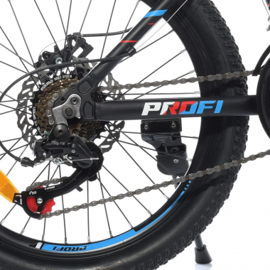 Велосипед "OPTIMAL" PROF1 G20OPTIMAL A20.3 20 д. Алюм..рaмa12.5", SHIMANO 21SP, алюміній.DB, FW TZ500, чорний