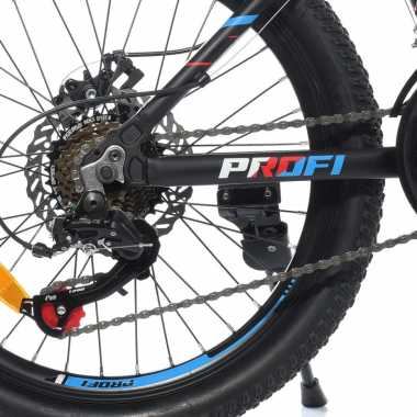 Велосипед OPTIMAL PROF1 G20OPTIMAL A20.3 20 д. Алюм.рама12,5, SHIMANO 21SP, алюм.DB, FW TZ500, черный