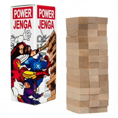 Настільна гра Power Jenga Strateg PL 32104