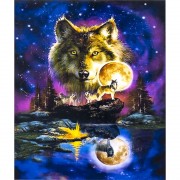 Алмазная мозаика Волк 30*40 GM74846