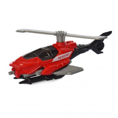 Машина детская Пожарный вертолет 7525F-4, 1:64