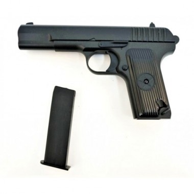 Игрушечный пистолет пистолет Копия ТТ Galaxy G33 Металл, черный