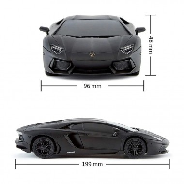 Автомобиль на радиоуправлении LAMBORGHINI AVENTADOR LP 700-4 KS DRIVE 124GLBB светятся фары