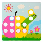 Дитяча мозаїка з вкладишами SK 0005, 46 фішок