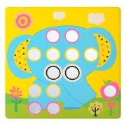 Дитяча мозаїка з вкладишами SK 0005, 46 фішок