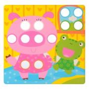 Дитяча мозаїка з вкладишами SK 0005, 46 фішок