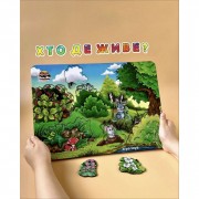 Дерев'яний сортер-пазл