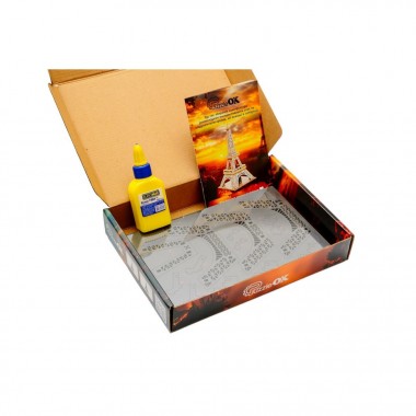 Деревянный 3D конструктор Эйфелева башня Puz-00925, 58 деталей