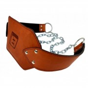 Пояс для отягощений EasyFit EF-DBC-200-BR кожа, до 200 кг, коричневый