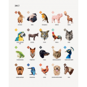 Книга-раскраска Зоометрия. Любимые животные Жорж 101046