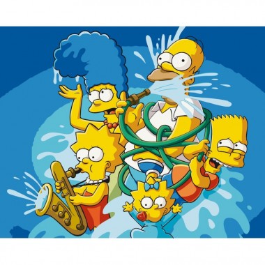 Картина по номерам Crazy family 16039-AC 40x50 см