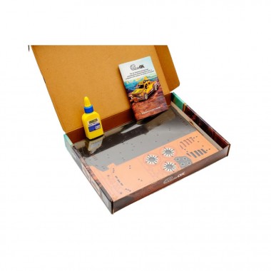 Деревянный 3D конструктор Пикап Puz-00931, 212 деталей