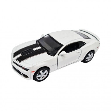 Інерційна машинка Chevrolet Camaro Kinsmart KT5383WF металева, 1:38 Білий