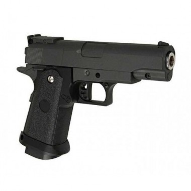 Игрушечный пистолет COLT1911PD с глушителем Galaxy G10А Металл, черный
