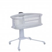Дитяче ліжечко-люлька 3 в 1 Mastela 3328 приставна, музика, таймер, москітна сітка, білий