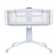 Дитяче ліжечко-люлька 3 в 1 Mastela 3328 приставна, музика, таймер, москітна сітка, білий