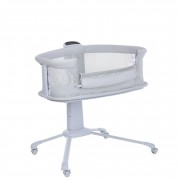 Дитяче ліжечко-люлька 3 в 1 Mastela 3328 приставна, музика, таймер, москітна сітка, білий