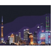 Картина за номерами. Міський пейзаж