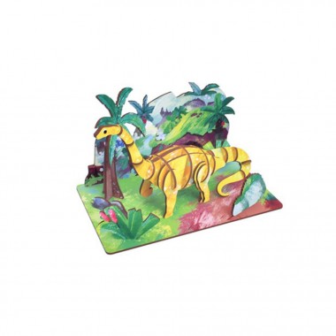 Деревянный пазл 3D Diplodocus 68043W 35 деталей